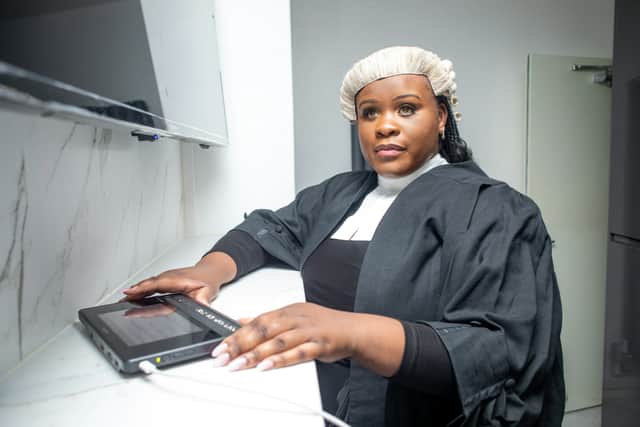 None of the UK’s many legal organisations contacted could find another example of a blind, black barrister. Photo: SWNS