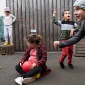 Children on a school playground. Photo: Getty