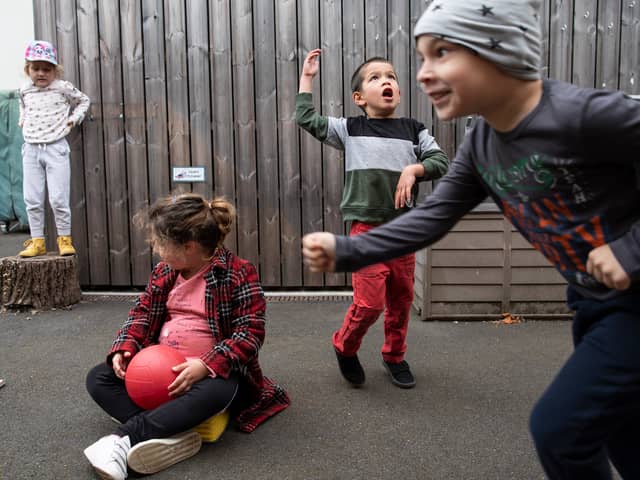 Children on a school playground. Photo: Getty