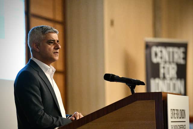 Sadiq Khan at the Centre for London conference. Photo: Mayor’s Press Office