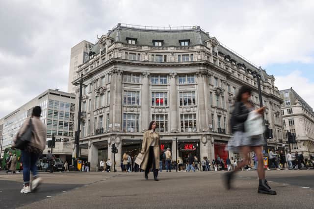 Stock image of shoppers on Oxford Street. Photo: Getty
