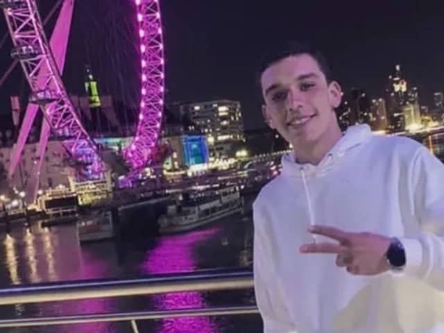 Guilherme Messias da Silva was knocked over on his moped