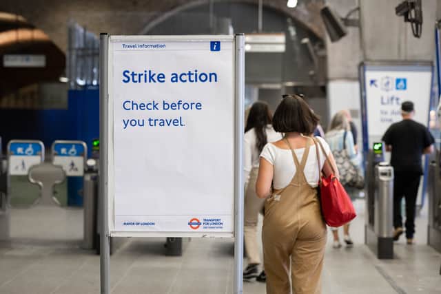 There is planned strike action on the London Underground and Overground on November 10