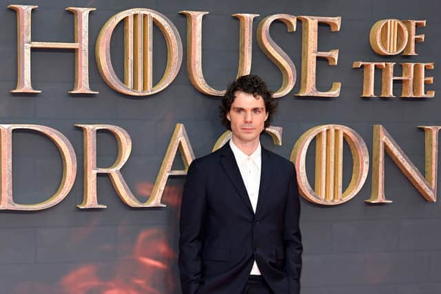Matthew Needham attends the "House Of The Dragon" Sky Group Premiere at Leicester Square on August 15, 2022 in London, England. (Photo by Gareth Cattermole/Getty Images)