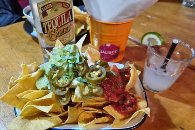 Nachos and a classic margarita at Jalisco in Brixton. Photo: LondonWorld
