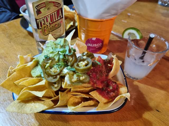 Nachos and a classic margarita at Jalisco in Brixton. Photo: LondonWorld