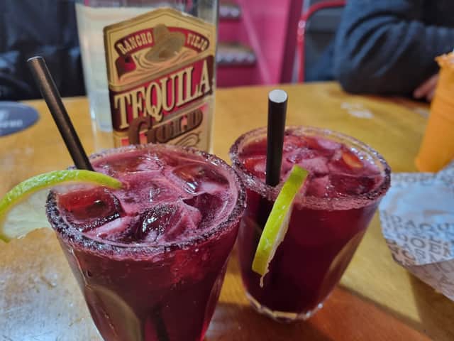 Margaritas de Flor de Jamaica. Photo: LondonWorld