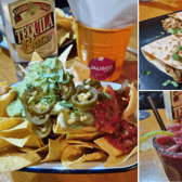 Clockwise from left: nachos, quesadillas, and sorrel margaritas. Photos: LondonWorld
