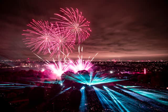 Alexandra Palace Fireworks Festival. Photo: Alexandra Palace