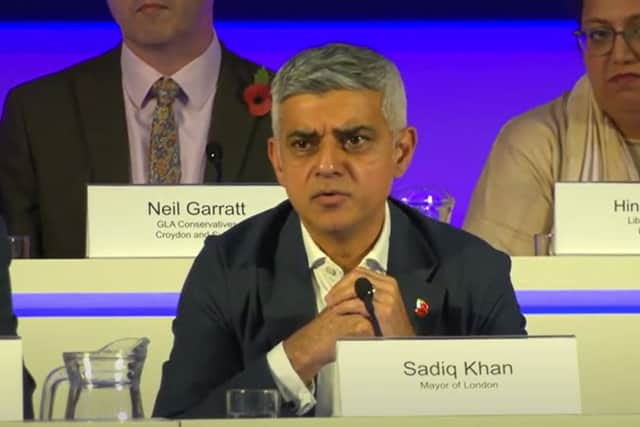 Mayor Sadiq Khan told Julie he hadn’t made a decision yet. Photo: GLA