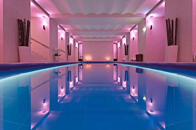 The 18m pool at Akasha Holistic Wellbeing Centre, London