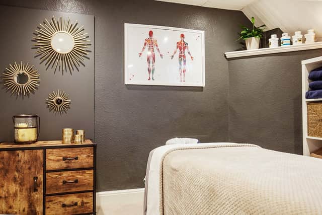 One of the relaxing and welcoming treatment rooms at The Soma Room, London