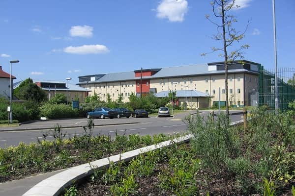 Harmondsworth Detention Centre in West Drayton, Middlesex