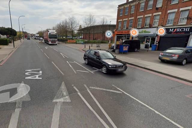 Officers were called to Bromley Road in Downham. Credit: Google