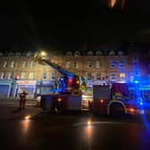 70 firefighters were at the scene of a blaze at a Hackney restaurant.