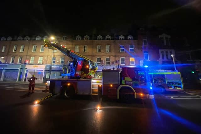 70 firefighters were at the scene of a blaze at a Hackney restaurant.