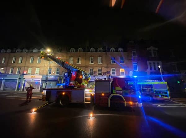 70 firefighters were at the scene of a blaze at a Hackney restaurant.