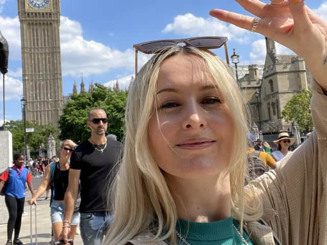 Ruby Frances moved to London from Wellington in July 2022. Credit: Ruby Frances/SWNS