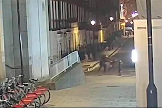 Lindell Angell’s attack and robbery of a watch in central London.  Photo: Metropolitan Police / SWNS.COM