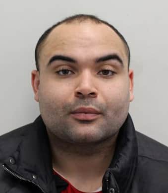 Lindell Angell, 32, left his victim with facial fractures after robbing him for the Patek Philippe timepiece. Photo: Metropolitan Police / SWNS.COM
