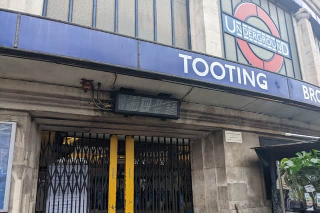 Tooting Broadway Station closed on Thursday morning due to strike action