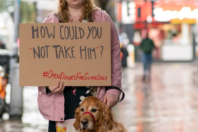 Angharad was featured in the Guide Dogs for the Blind ‘Open Doors’ campaign. Photo: Guide Dogs