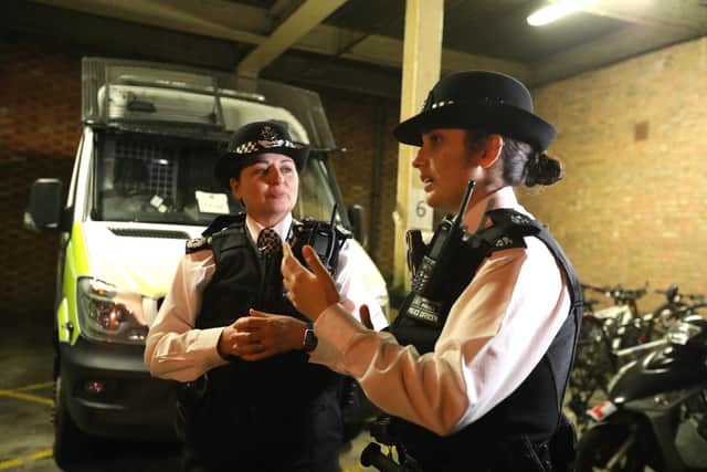 Assistant Commissioner Louisa Rolfe with Local Neighbourhood policing officer. Photo: GLA