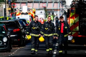 The London Fire Brigade attended a huge fire in Brentford, leaving one man dead.