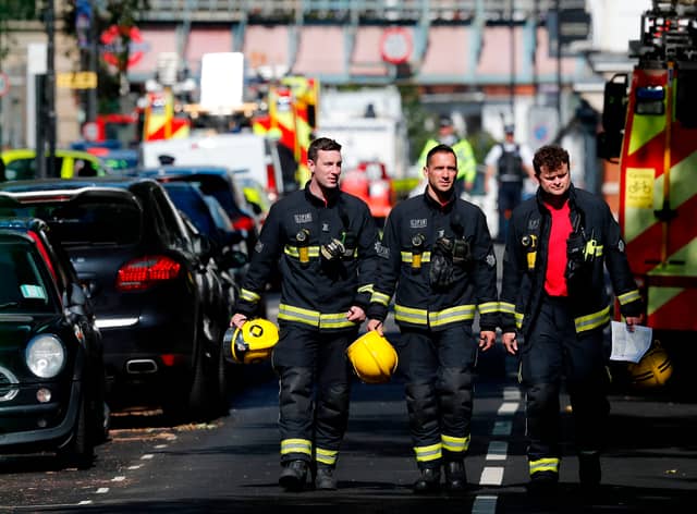 The London Fire Brigade attended a huge fire in Brentford, leaving one man dead.