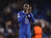 Kalidou Koulibaly of Chelsea applauds following the UEFA Champions League group E match between Chelsea FC and AC Milan  (Photo by Catherine Ivill/Getty Images)