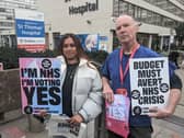 Arathi Mohanlal (left) and Dave Carr (right) both critical care nurses at St Thomas’s Hospital