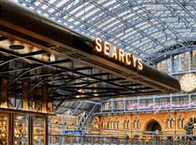 Searcys is Europe’s longest Champagne bar at St Pancras International station 