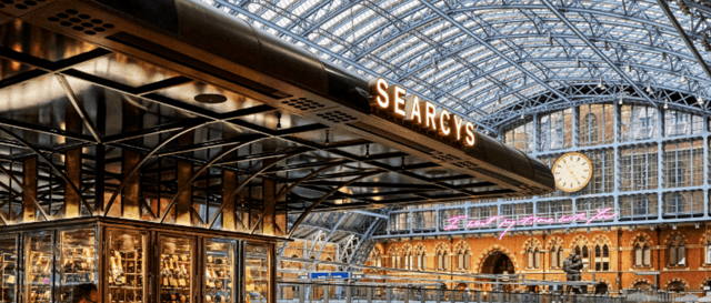 Searcys is Europe’s longest Champagne bar at St Pancras International station 