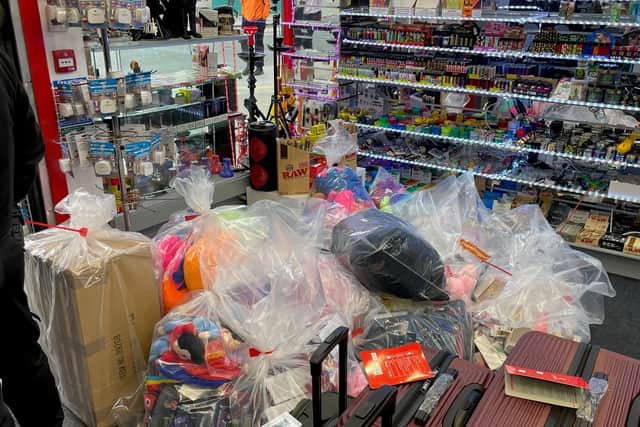 Counterfeit goods have been seized. Photo: Westminster City Council