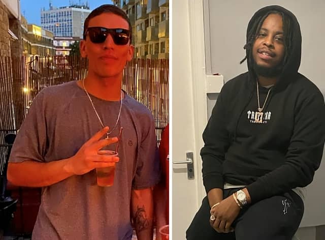 (L-R) Guilherme Messias Da Silva & Lemar Rashawan Urqhart. Photo: Metropolitan Police / SWNS