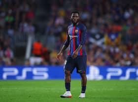 Barcelona midfielder Franck Kessie.  