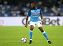  Tanguy Ndombele of SSC Napoli during the Serie A match between SSC Napoli and Empoli FC at Stadio Diego Armando Maradona  (Photo by Francesco Pecoraro/Getty Images)