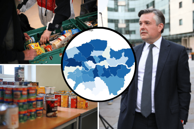 The number of food parcels being dished out to hungry children in London has tripled in half a decade. Photo: Getty/Flourish/Trussell Trust