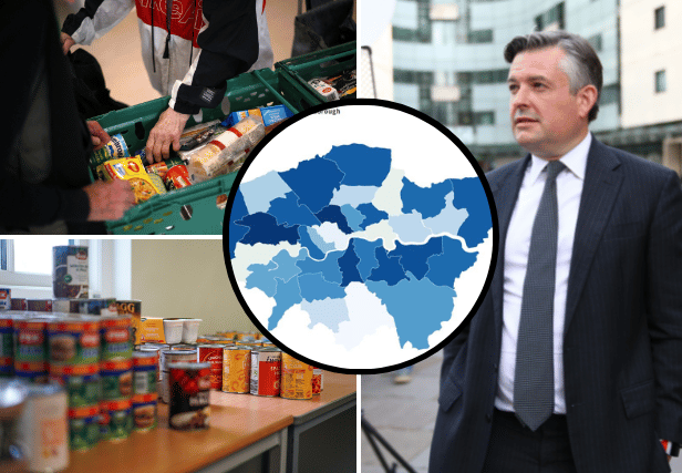 The number of food parcels being dished out to hungry children in London has tripled in half a decade. Photo: Getty/Flourish/Trussell Trust