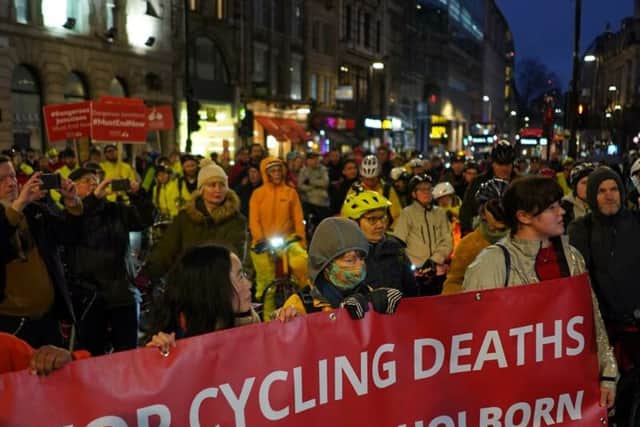 The London Cycling Campaign  are demanding safer streets for cyclists. Credit: London Cycling Campaign