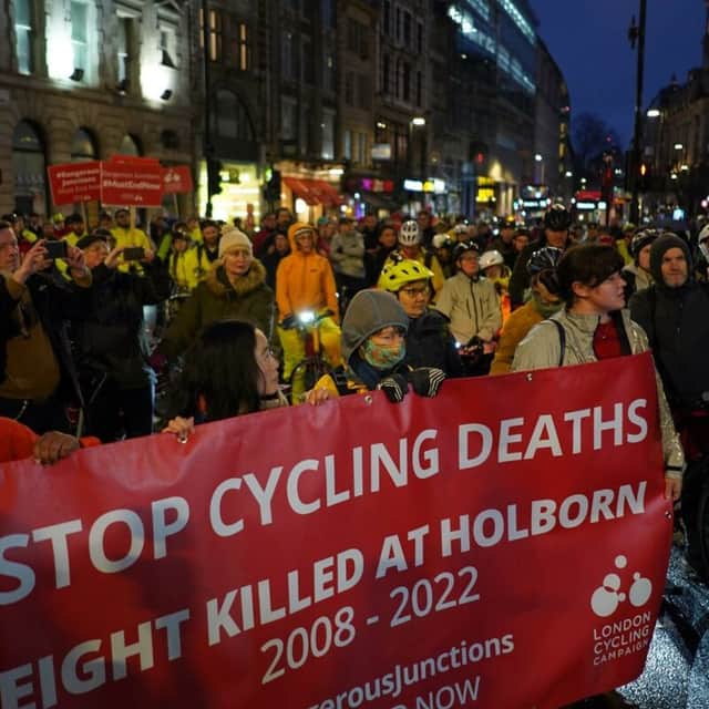 The London Cycling Campaign are demanding safer streets for cyclists. Credit: London Cycling Campaign