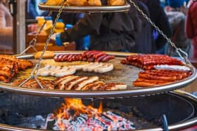 Santa’s Grill will be offering up a fine selection of German sausages during the Hyde Park Winter Wonderland 2022