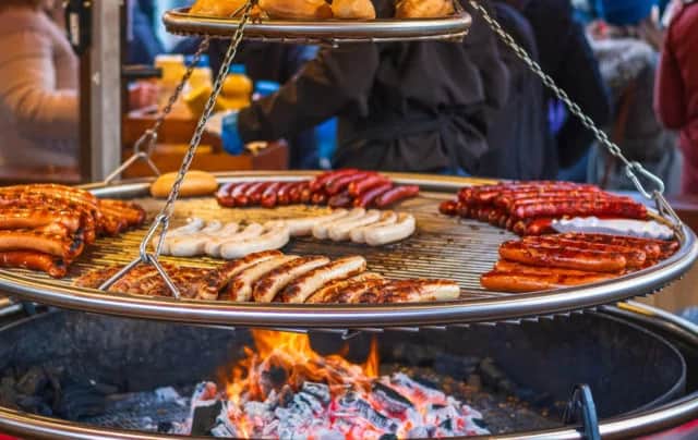 Santa’s Grill will be offering up a fine selection of German sausages during the Hyde Park Winter Wonderland 2022