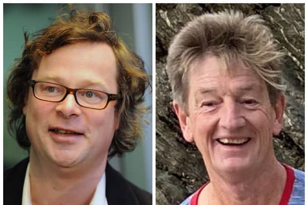 Hugh Fearnley-Whittingstall (left) and missing friend Nick Fisher.