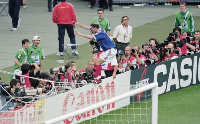 Zinedine Zidane - France (Photo by Stu Forster/Allsport/Getty Images/Hulton Archive)