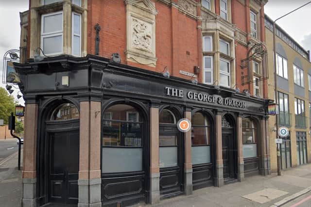 The George and Dragon in Greenwich will also not be showing matches. Photo: Google Streetview
