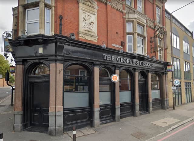 The George and Dragon in Greenwich will also not be showing matches. Photo: Google Streetview