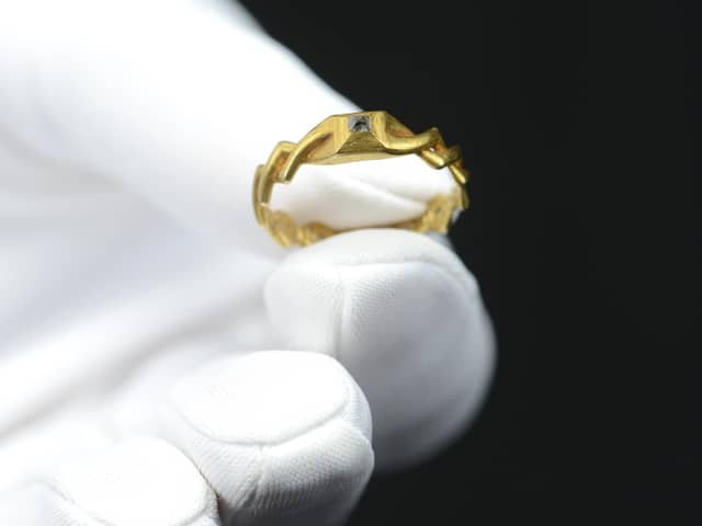 The ring which will be up for the auction later this month (Photo: Noonans) 