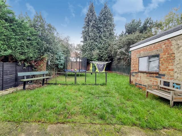 It’s most distinguishing feature though is the large rear yard, complete with workshop (right hand side), allowing for prospective buyers to extend their property (subject to planning permission)
