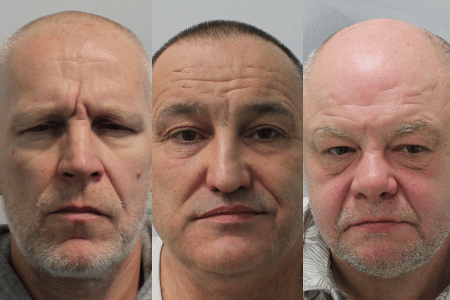 From left, Ludlow, Cloherty, Cook. Photo: Met Police/SWNS